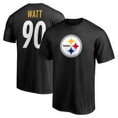 Pittsburgh Steelers T.J. Watt  Icon Name & Number T-Shirt | NFL Sale
