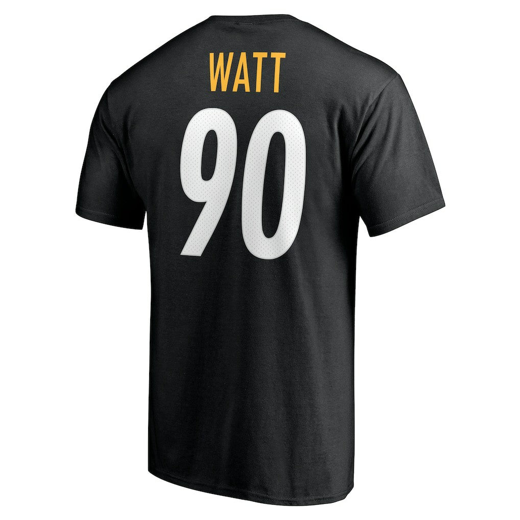 Pittsburgh Steelers T.J. Watt  Icon Name & Number T-Shirt | NFL Sale