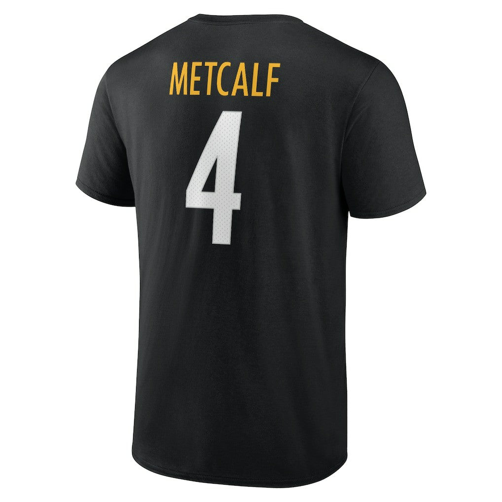 Pittsburgh Steelers DK Metcalf  Icon Name & Number T-Shirt | NFL Hot