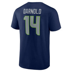 Seattle Seahawks Sam Darnold  Icon Name & Number T-Shirt | NFL New