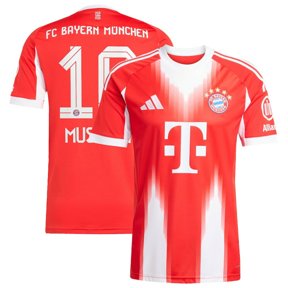 Jamal Musiala Bayern Munich Home 2025/26 Replica Player Jersey