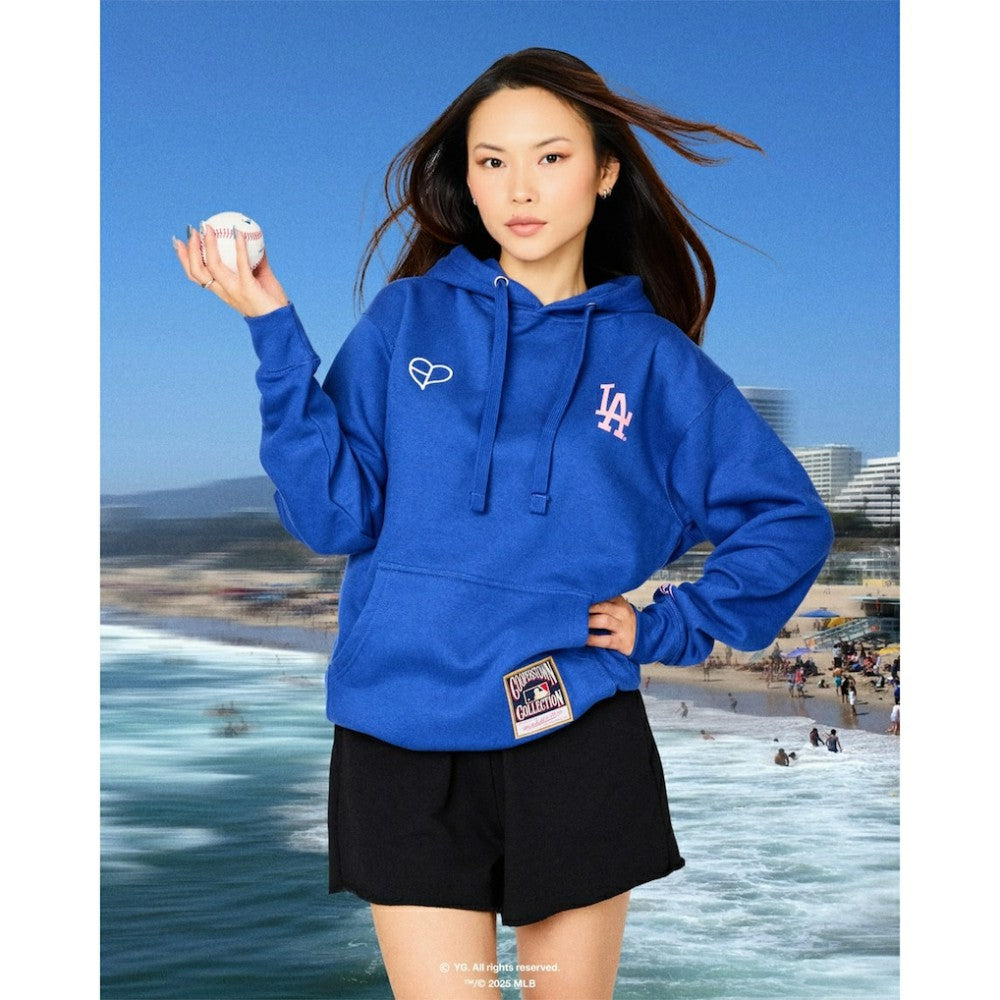 Los Angeles Dodgers Mitchell & Ness x BLACKPINK  Pullover Hoodie - MLB Hoodies
