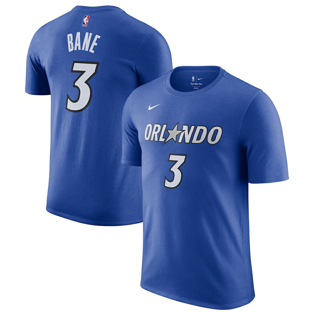 Blue Desmond Bane Orlando Magic Icon Edition Name & Number T-Shirt | NBA