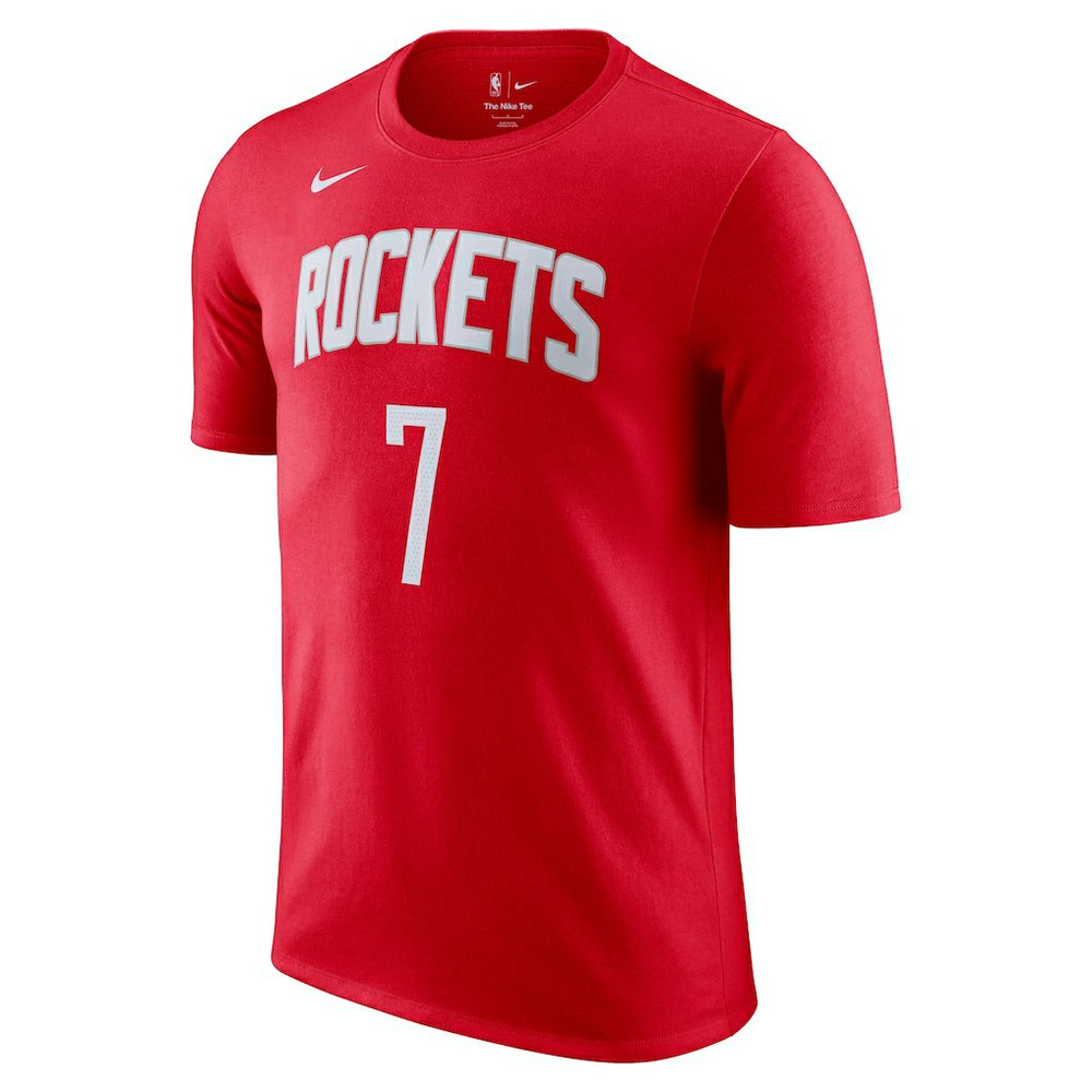 Red Kevin Durant Houston Rockets Icon Edition Name & Number T-Shirt sale | NBA