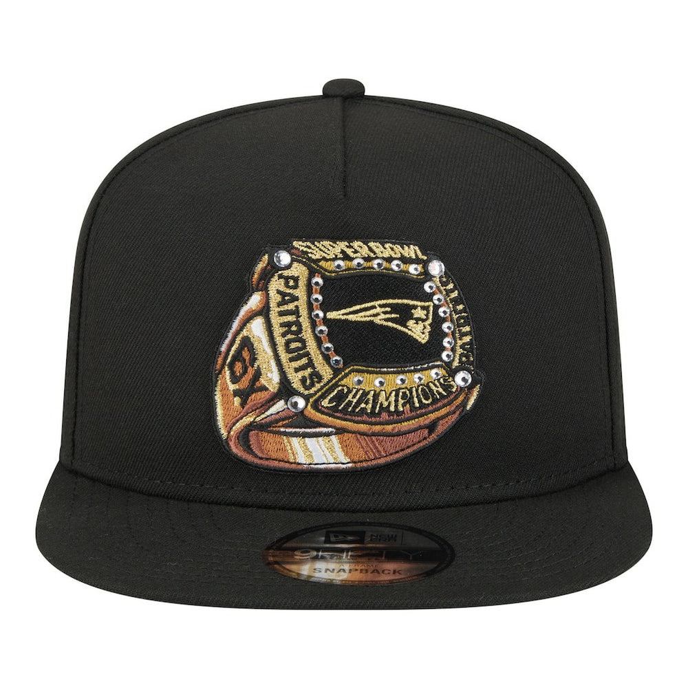 New England Patriots Super Bowl Ring 9FIFTY A-Frame Adjustable Hat | NFL Discount