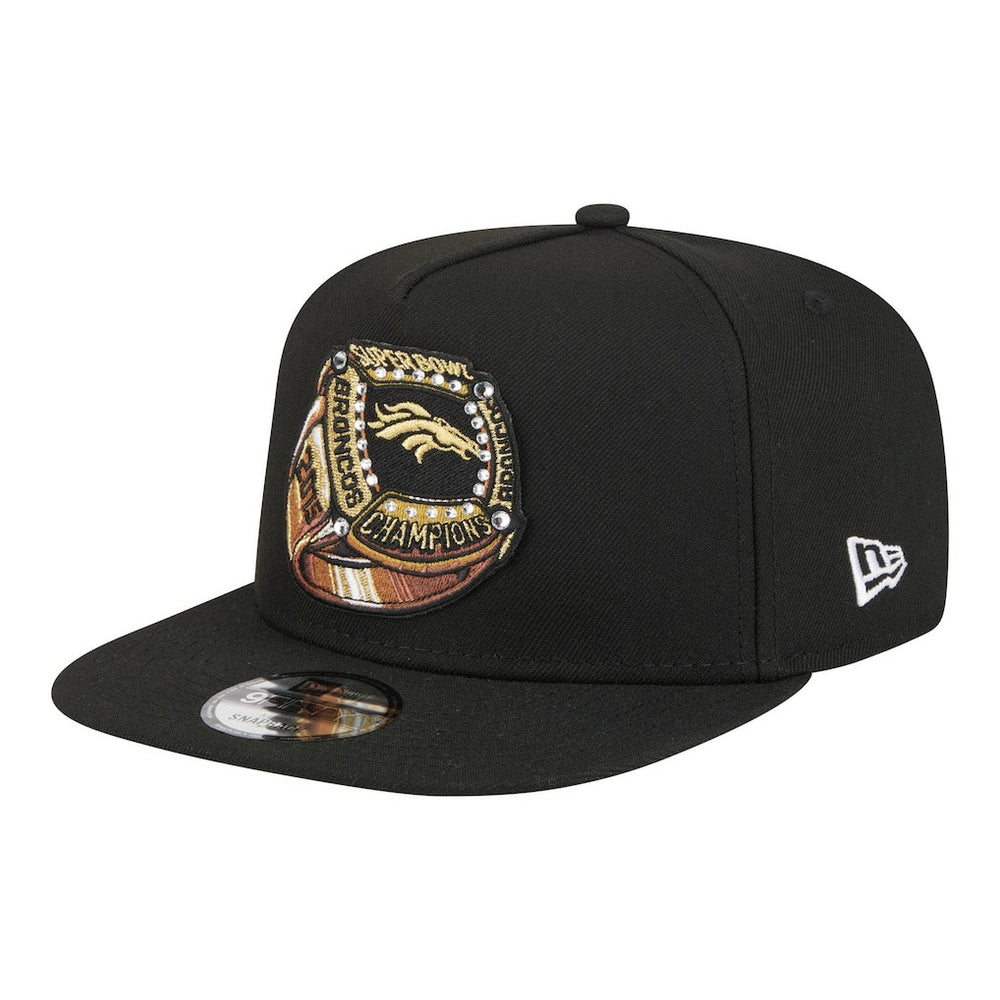 Denver Broncos Super Bowl Ring 9FIFTY A-Frame Adjustable Hat | NFL On sale