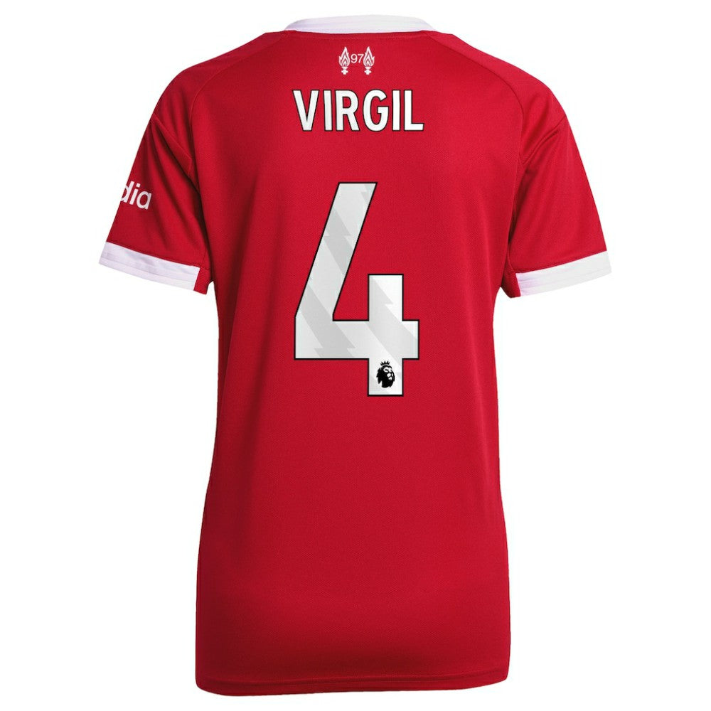 Virgil van Dijk Liverpool Women's 2025/26 Home Replica Jersey