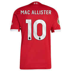 Alexis Mac Allister Liverpool 2025/26 Home Jersey