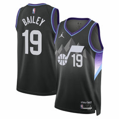 Black Ace Bailey Utah Jazz Jordan Brand Unisex Swingman Player Jersey | NBA