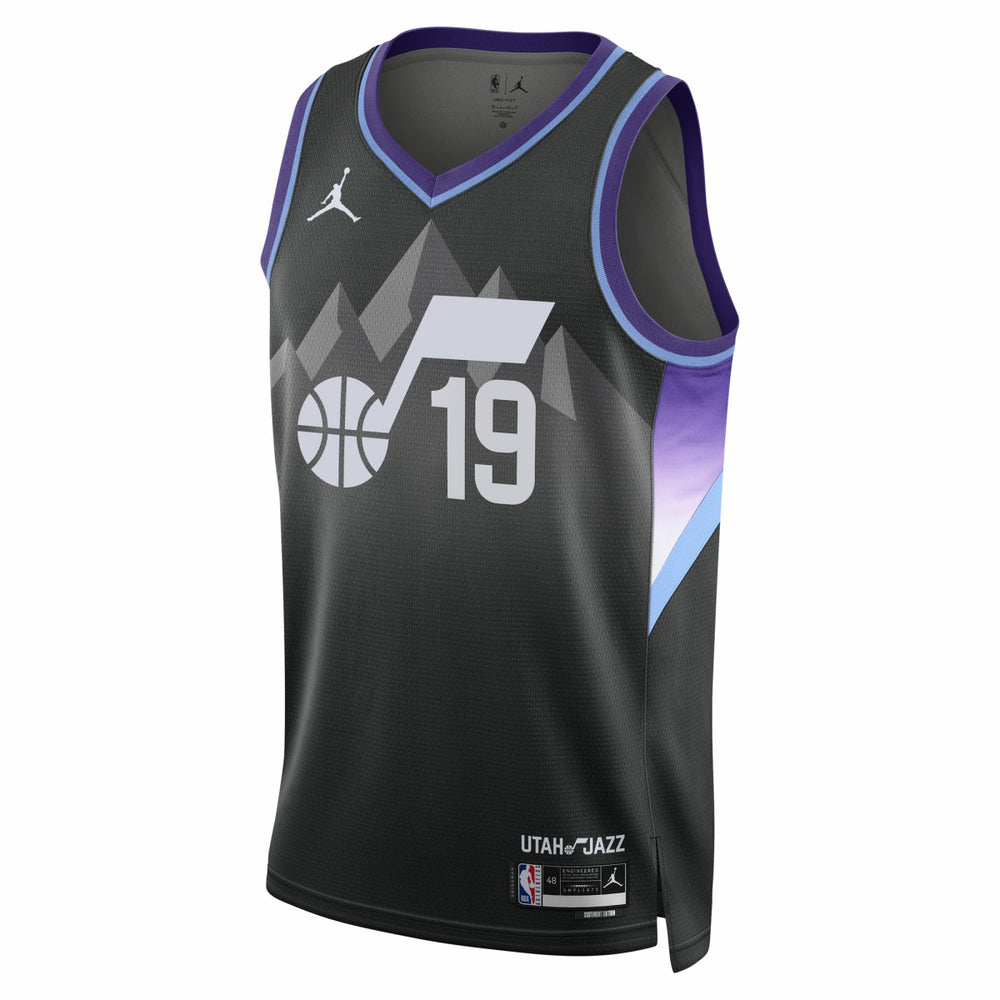 Black Ace Bailey Utah Jazz Jordan Brand Unisex Swingman Player Jersey | NBA