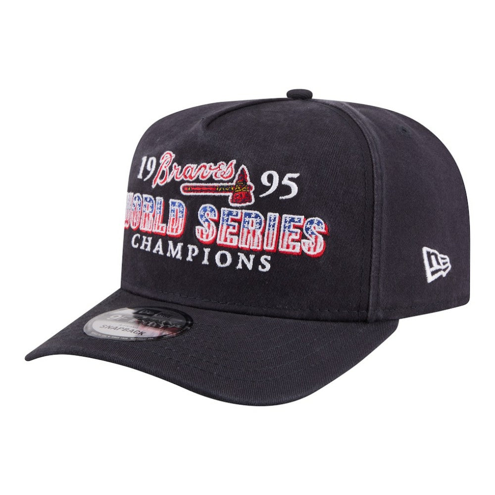 Atlanta Braves New Era 1995 World Series Champions Historic 9FIFTY A-Frame Snapback Hat - MLB Hats