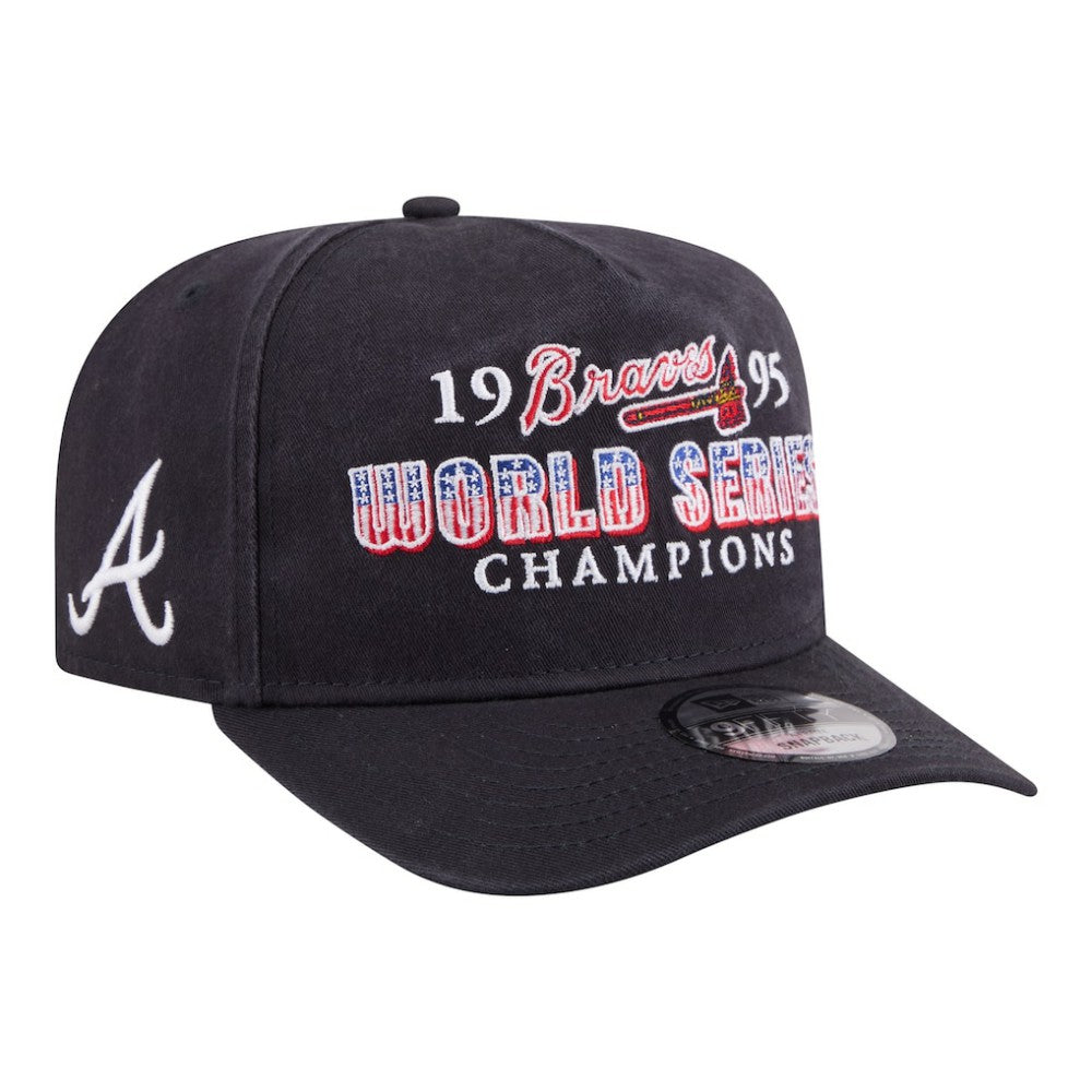 Atlanta Braves New Era 1995 World Series Champions Historic 9FIFTY A-Frame Snapback Hat - MLB Hats