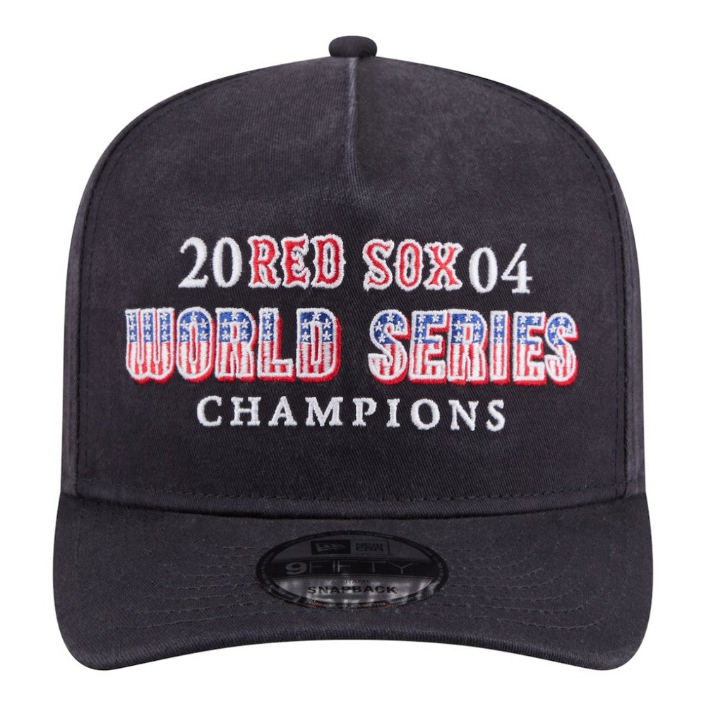 Boston Red Sox New Era 2004 World Series Champions Historic 9FIFTY A-Frame Snapback Hat - MLB Hats