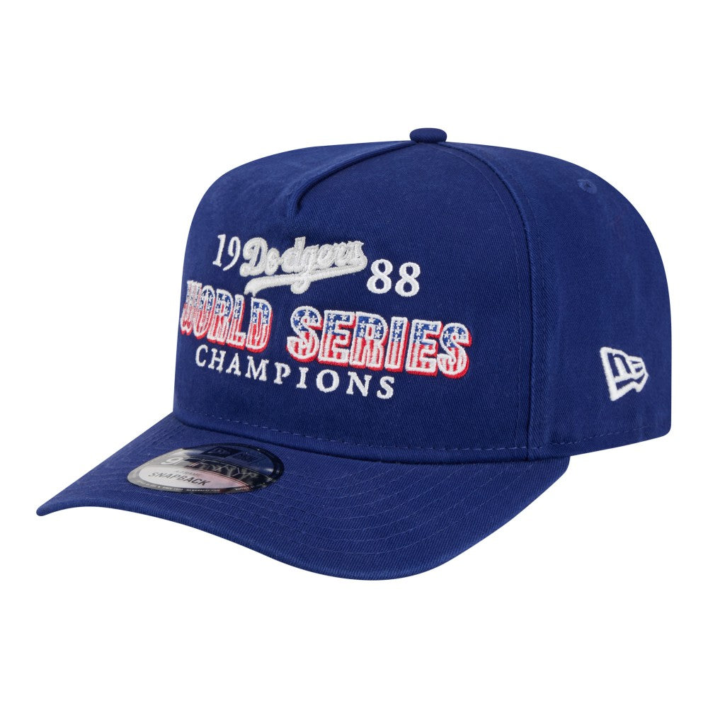 Los Angeles Dodgers New Era 1988 World Series Champions Throwback 9FIFTY A-Frame Snapback Hat - MLB Hats