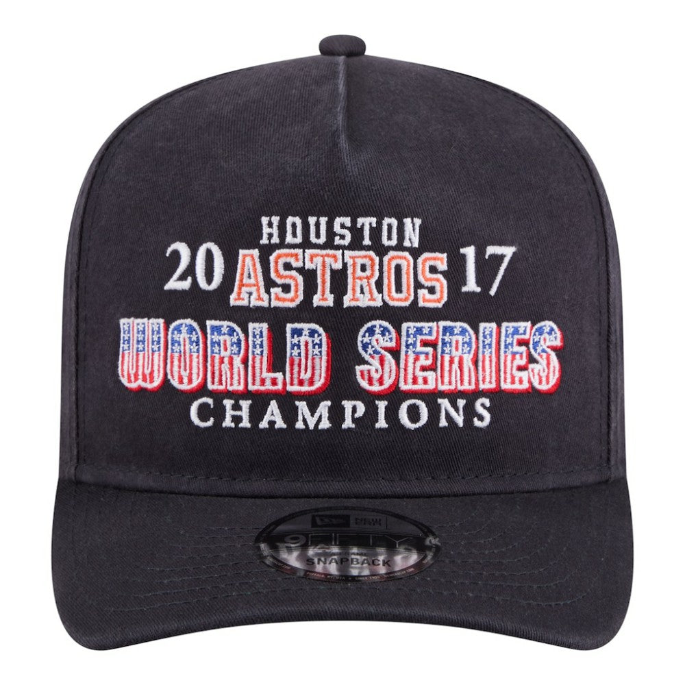 Houston Astros New Era 2017 World Series Champions Historic 9FIFTY A-Frame Snapback Hat - MLB Hats