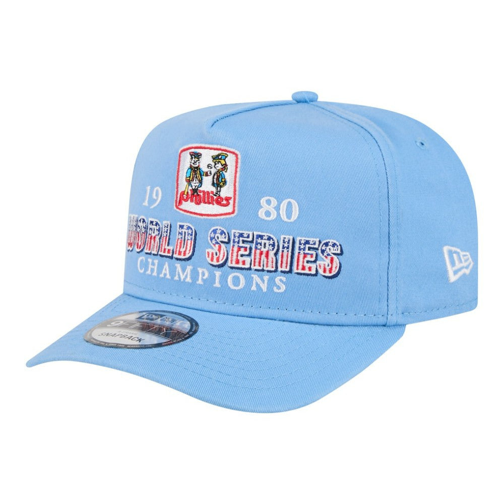 Philadelphia Phillies New Era 1980 World Series Champions Throwback 9FIFTY A-Frame Snapback Hat - MLB Hats