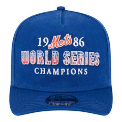 New York Mets New Era 1986 World Series Champions Throwback 9FIFTY A-Frame Snapback Hat - MLB Hats
