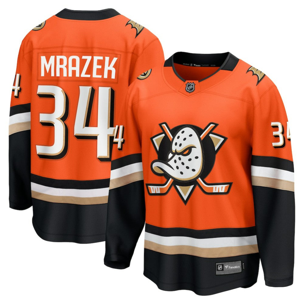 Petr Mrazek Anaheim Ducks Fanatics Home Breakaway Jersey -  NHL Jerseys