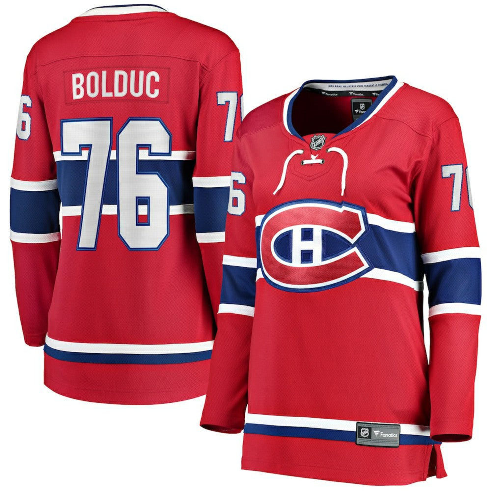Zack Bolduc Montreal Canadiens Fanatics Women's Home Breakaway Jersey -  NHL Jerseys