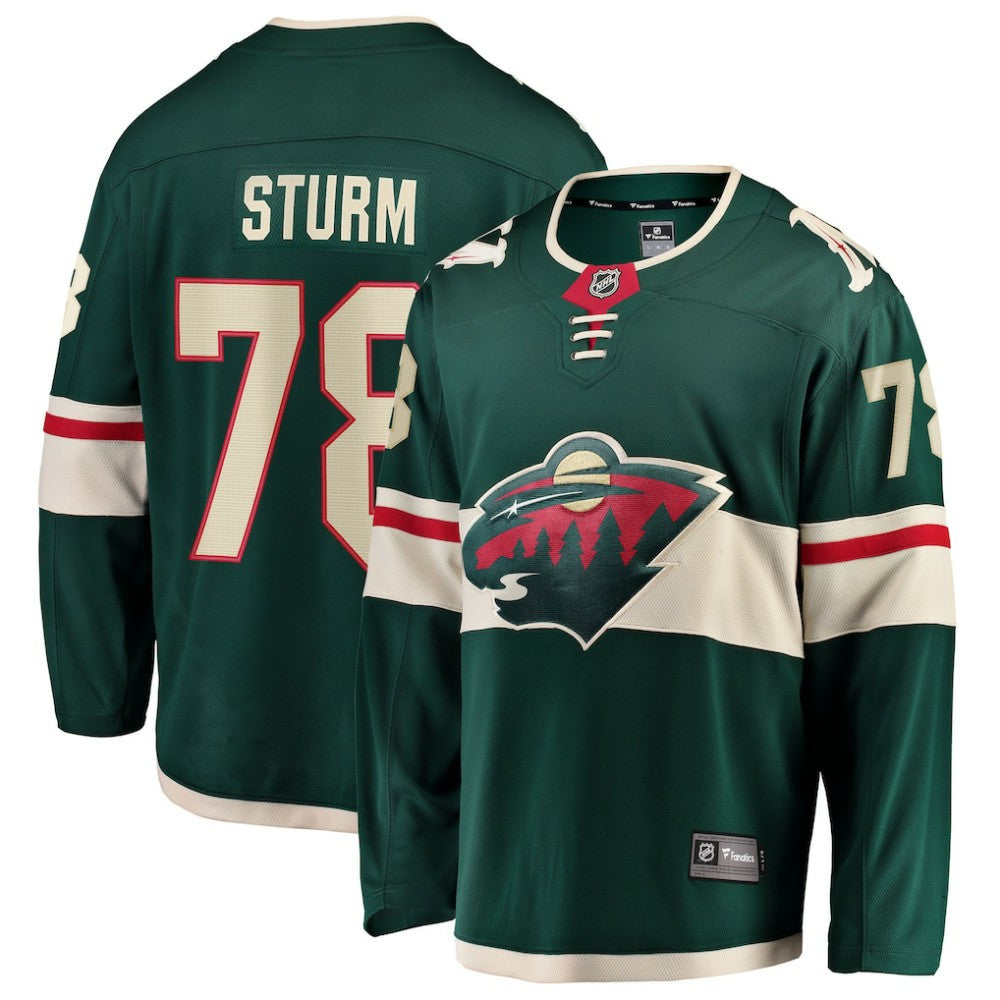Nico Sturm Minnesota Wild Fanatics Home Breakaway Jersey -  NHL Jerseys