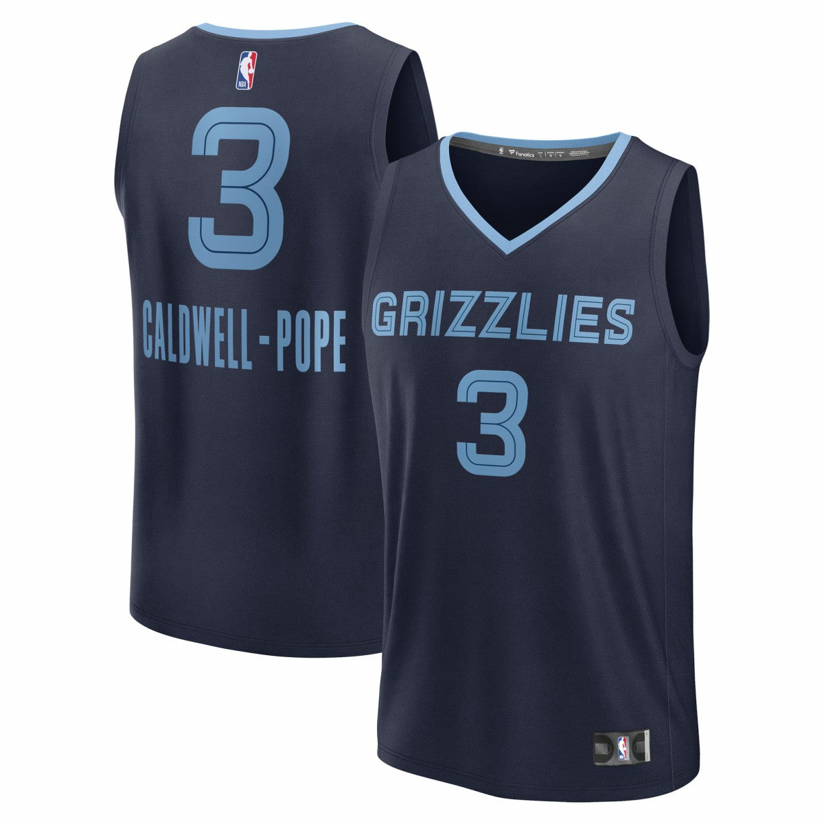 Navy Kentavious Caldwell-Pope Memphis Grizzlies Fast Break Replica Player Jersey | NBA