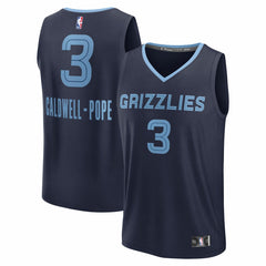 Navy Kentavious Caldwell-Pope Memphis Grizzlies Fast Break Replica Player Jersey | NBA