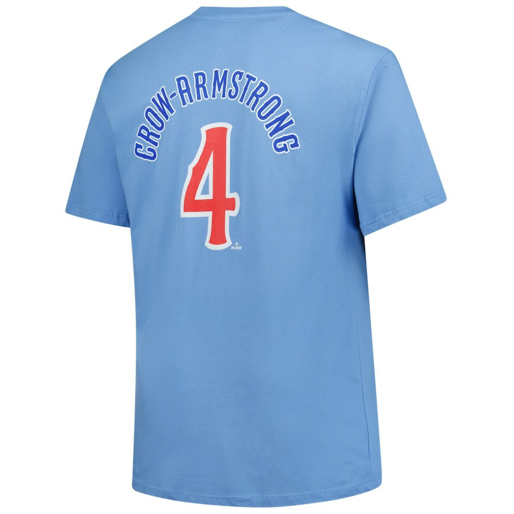 Pete Crow-Armstrong Chicago Cubs Fanatics Big & Tall Name & Number T-Shirt - MLB T-shirts