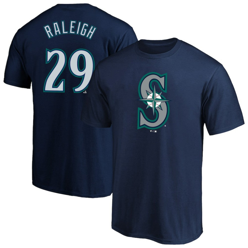 Cal Raleigh Seattle Mariners Fanatics Big & Tall Name & Number T-Shirt - MLB T-shirts
