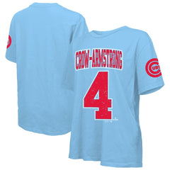 Pete Crow-Armstrong Chicago Cubs Majestic Threads Women's Oversized Name & Number T-Shirt - MLB T-shirts