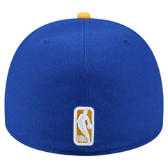 Royal Golden State Warriors Injection Cartoon Logo A-Frame 59FIFTY Fitted Hat sale | NBA