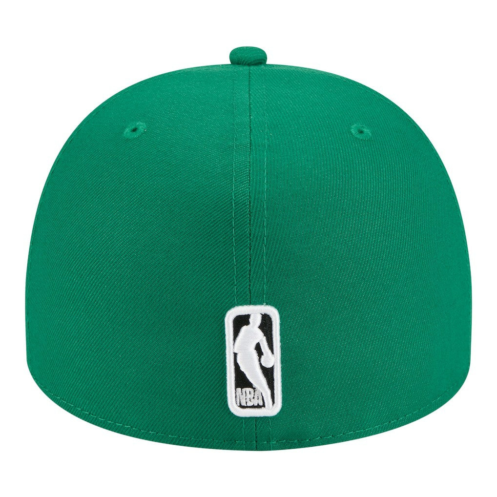 Kelly Green Boston Celtics Injection Cartoon Logo A-Frame 59FIFTY Fitted Hat | NBA