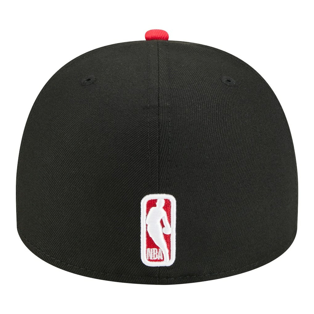 Black Chicago Bulls Injection Cartoon Logo A-Frame 59FIFTY Fitted Hat | NBA