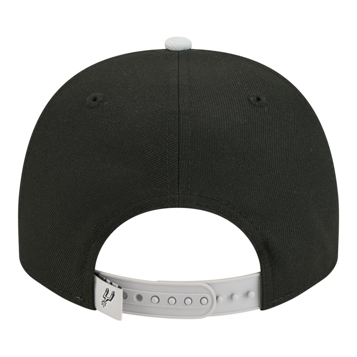 Black San Antonio Spurs Injection Cartoon Logo A-Frame 9FIFTY Adjustable Hat | NBA