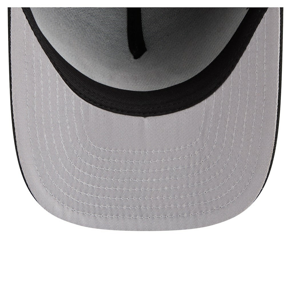 Black Atlanta Hawks Injection Cartoon Logo A-Frame 9FIFTY Adjustable Hat | NBA