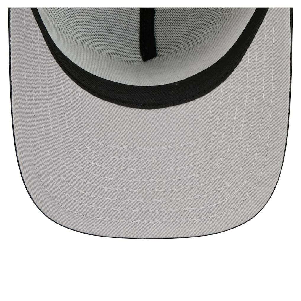Gray Brooklyn Nets Injection Cartoon Logo A-Frame 9FIFTY Adjustable Hat | NBA