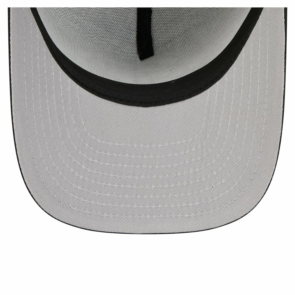 Gray Brooklyn Nets Injection Cartoon Logo A-Frame 9FIFTY Adjustable Hat | NBA