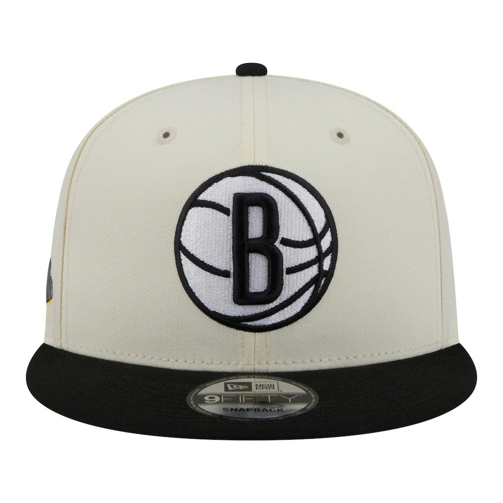White Brooklyn Nets Injection Localized 9FIFTY Snapback Hat | NBA