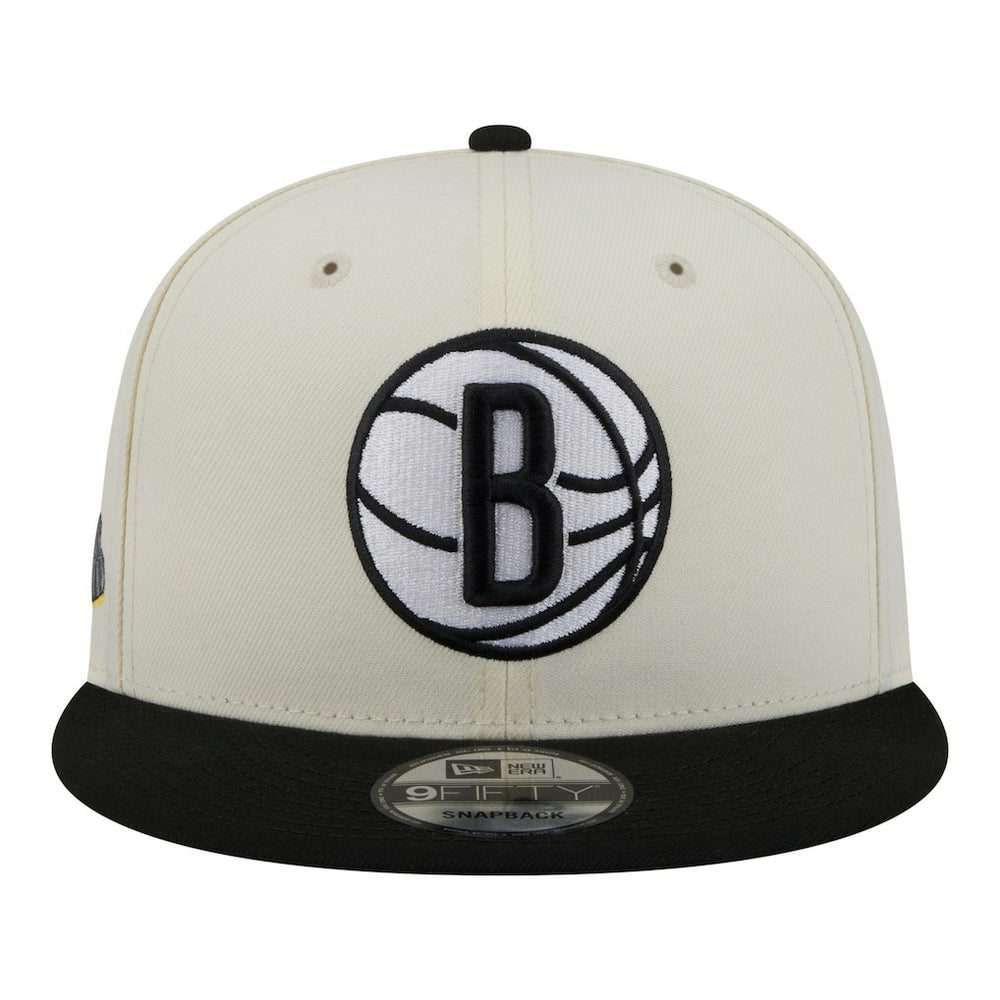 White Brooklyn Nets Injection Localized 9FIFTY Snapback Hat | NBA