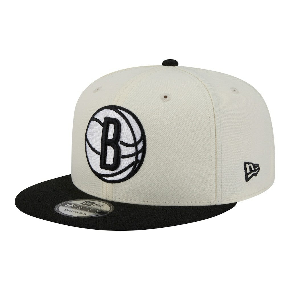 White Brooklyn Nets Injection Localized 9FIFTY Snapback Hat | NBA