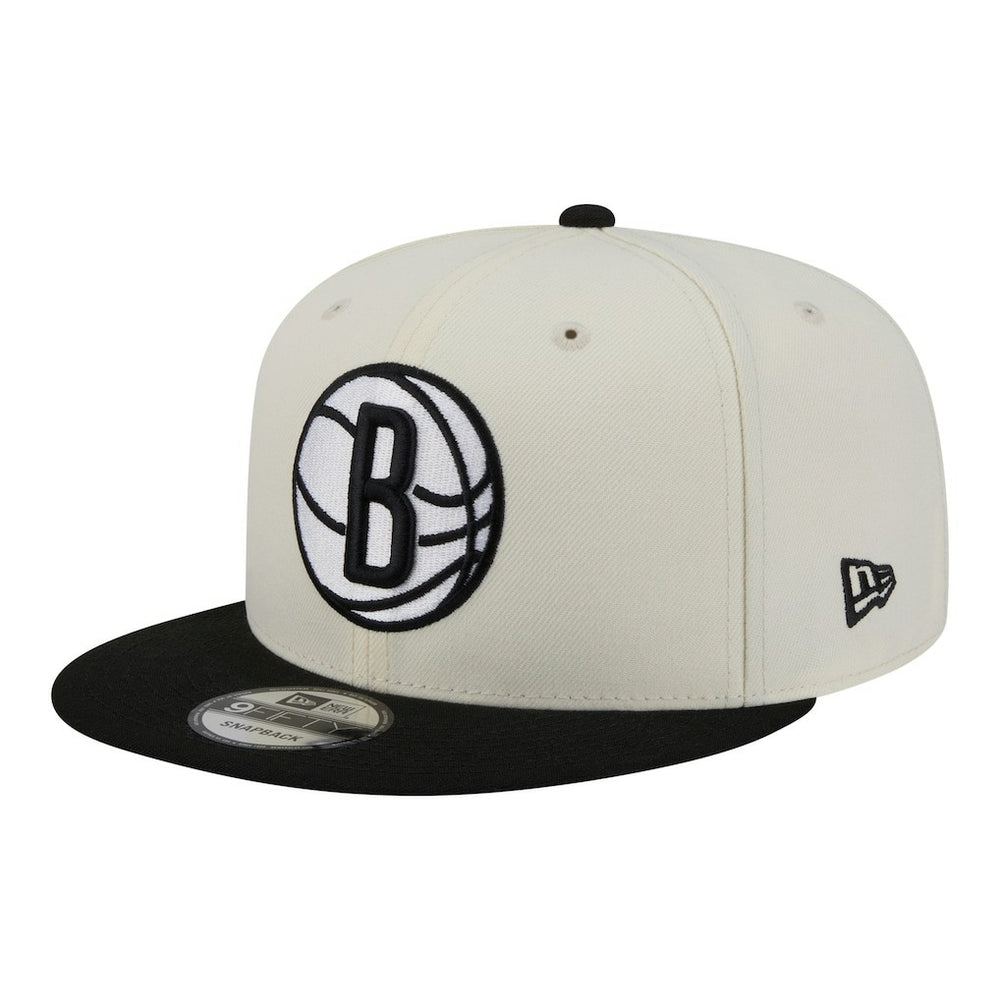 White Brooklyn Nets Injection Localized 9FIFTY Snapback Hat | NBA