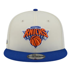 White New York Knicks Injection Localized 9FIFTY Snapback Hat | NBA