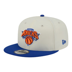 White New York Knicks Injection Localized 9FIFTY Snapback Hat | NBA