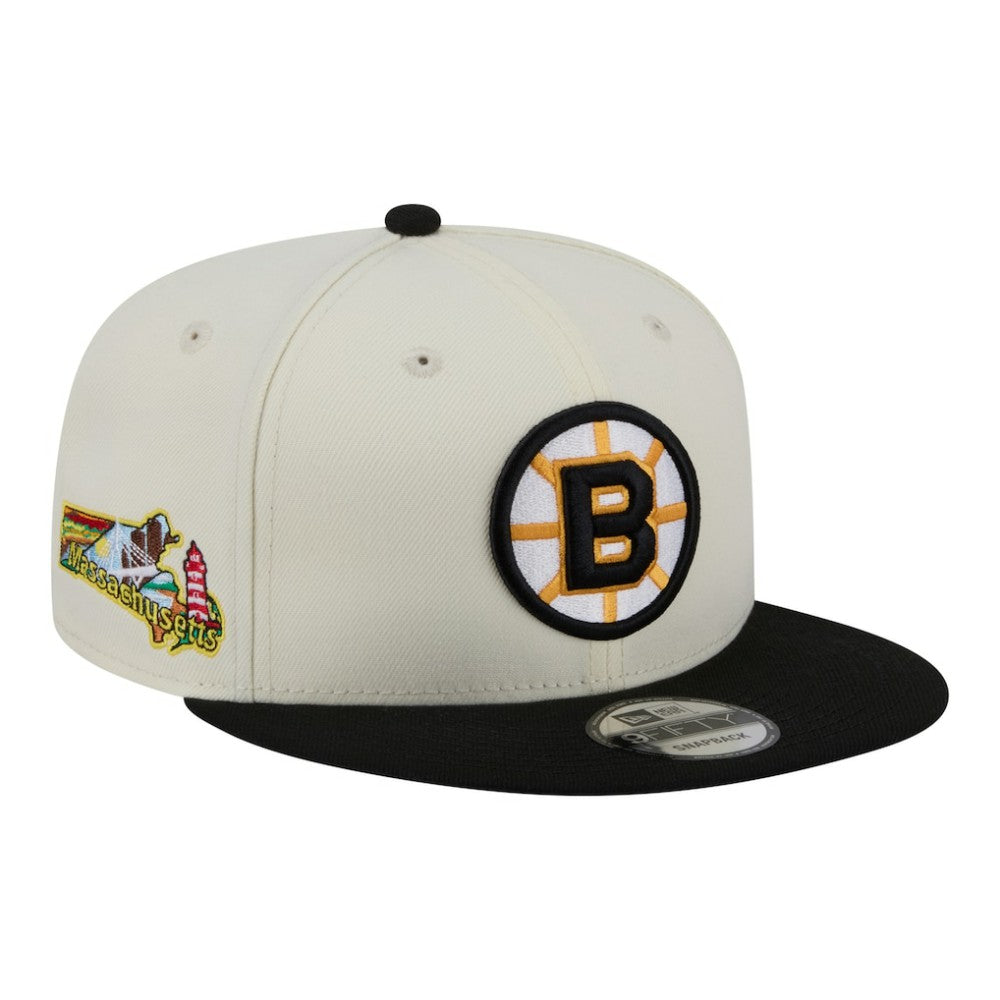 Boston Bruins New Era Injection Localized Two-Tone 9FIFTY Snapback Hat -  NHL Hats