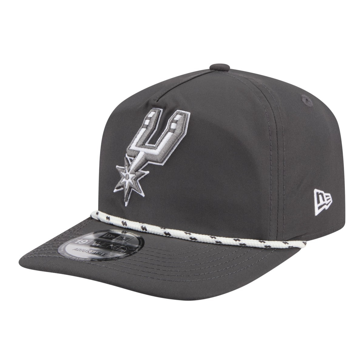 Graphite San Antonio Spurs Tonal Rope 19TWENTY Adjustable Hat | NBA