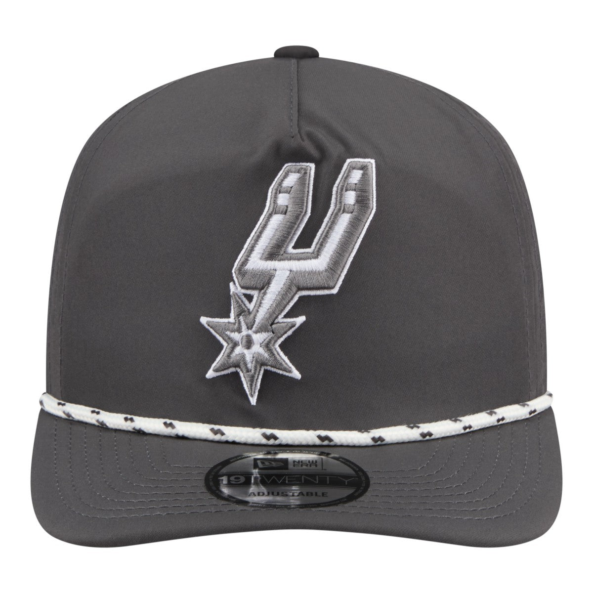 Graphite San Antonio Spurs Tonal Rope 19TWENTY Adjustable Hat | NBA