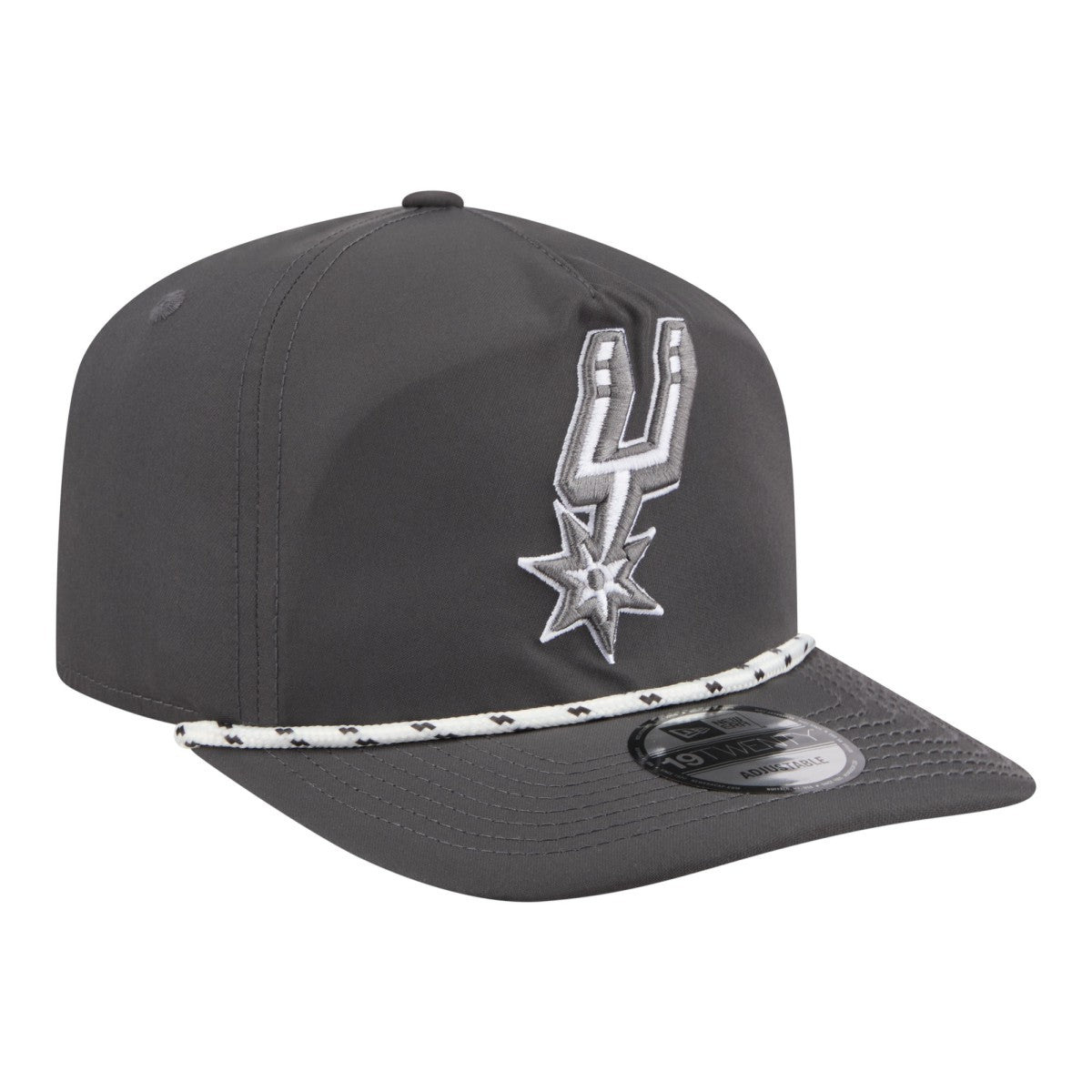 Graphite San Antonio Spurs Tonal Rope 19TWENTY Adjustable Hat | NBA