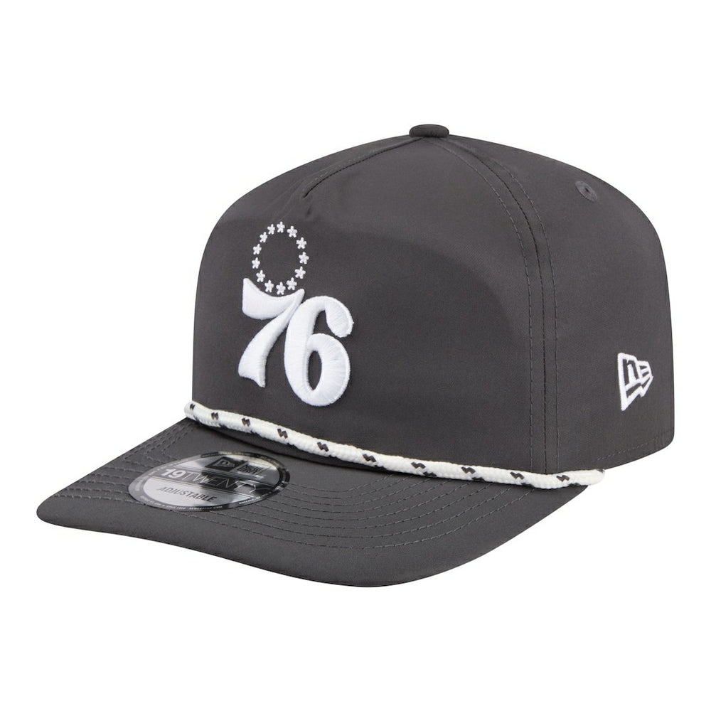 Graphite Philadelphia 76ers Tonal Rope 19TWENTY Adjustable Hat | NBA