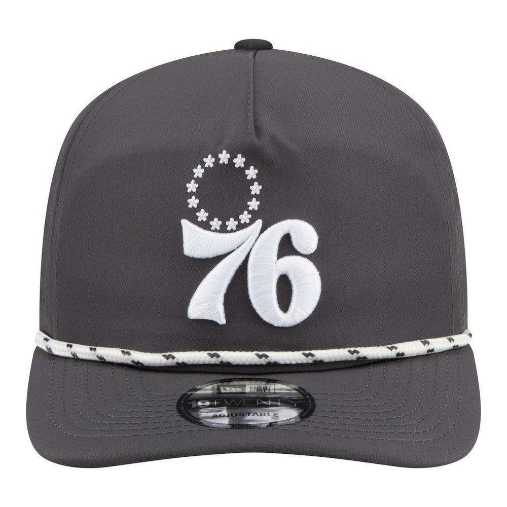 Graphite Philadelphia 76ers Tonal Rope 19TWENTY Adjustable Hat | NBA