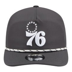 Graphite Philadelphia 76ers Tonal Rope 19TWENTY Adjustable Hat | NBA
