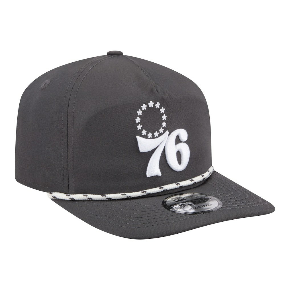 Graphite Philadelphia 76ers Tonal Rope 19TWENTY Adjustable Hat | NBA